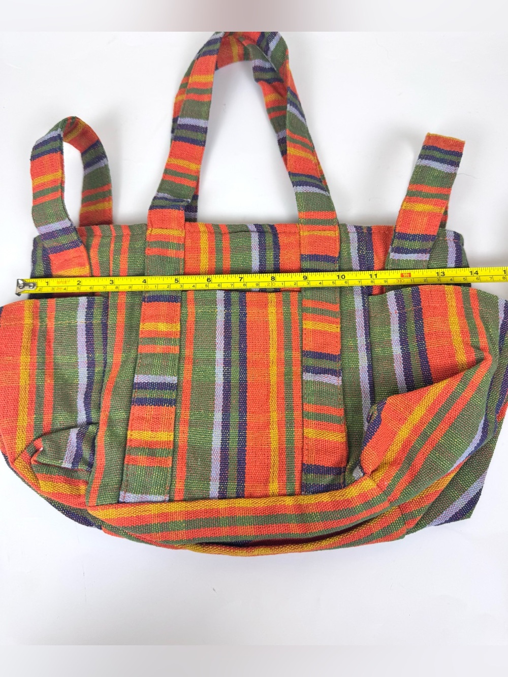 Free People Baby Oksana Tote in Orange Mix - Picture 13 of 13
